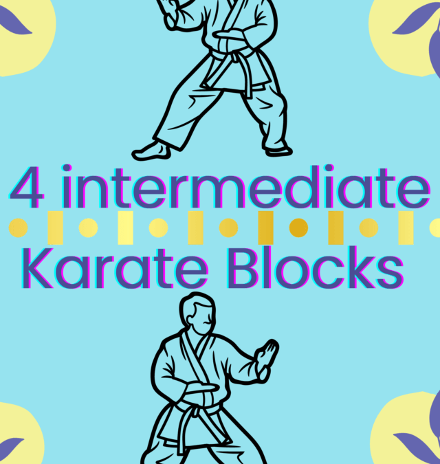 4 Intermediate karate blocks