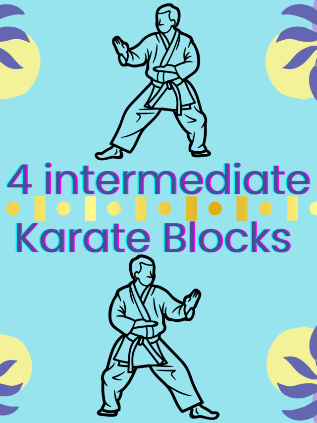 4 Intermediate karate blocks